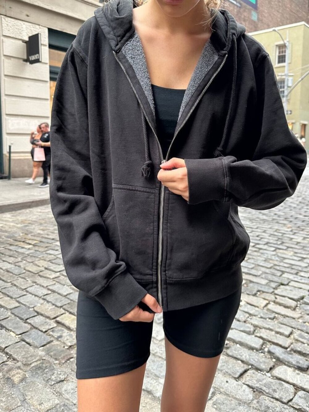 Brandy Christy Hoodie - Black / Oversized Fit